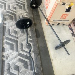 2 new curl bars and viper reflex bag