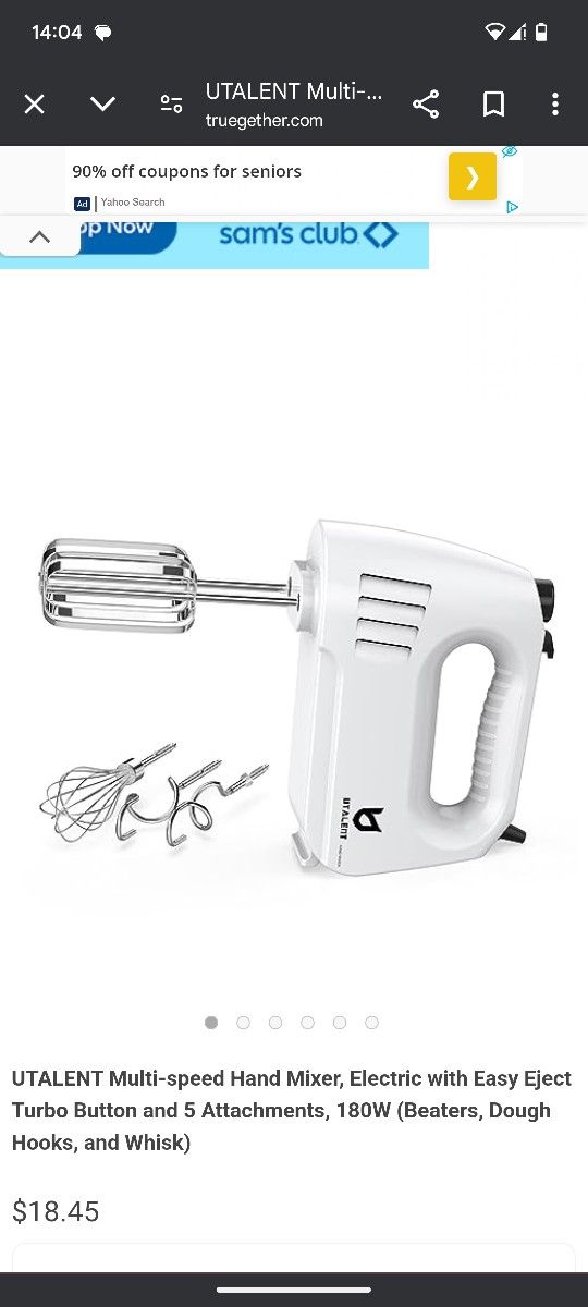 Hand Mixer, Brand New
