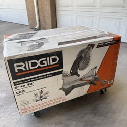 RIGID 12” Dual Bevel Miter Saw