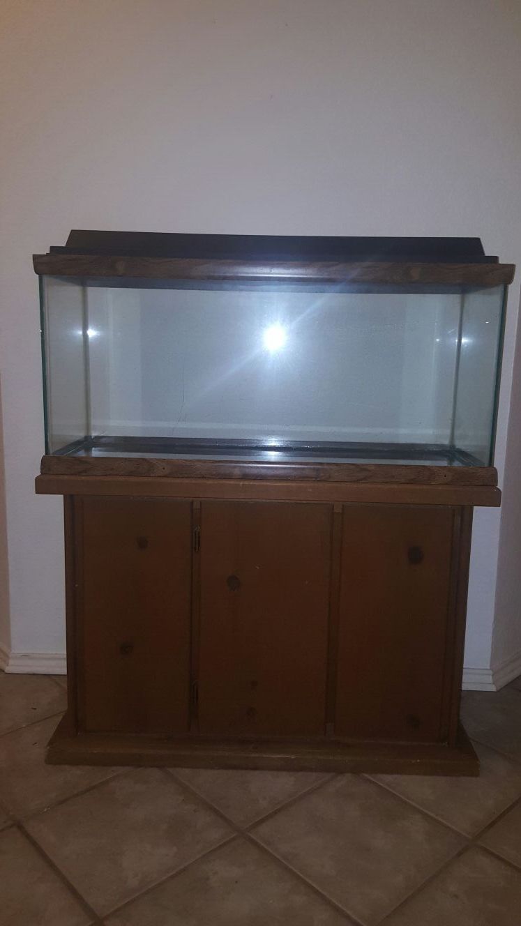 Oceanic 30 gallon long aquarium and stand