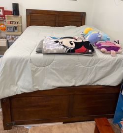 Full Bed Frame+ Box Spring + Matress