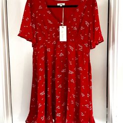Scarlet dress, Red, Size Large 