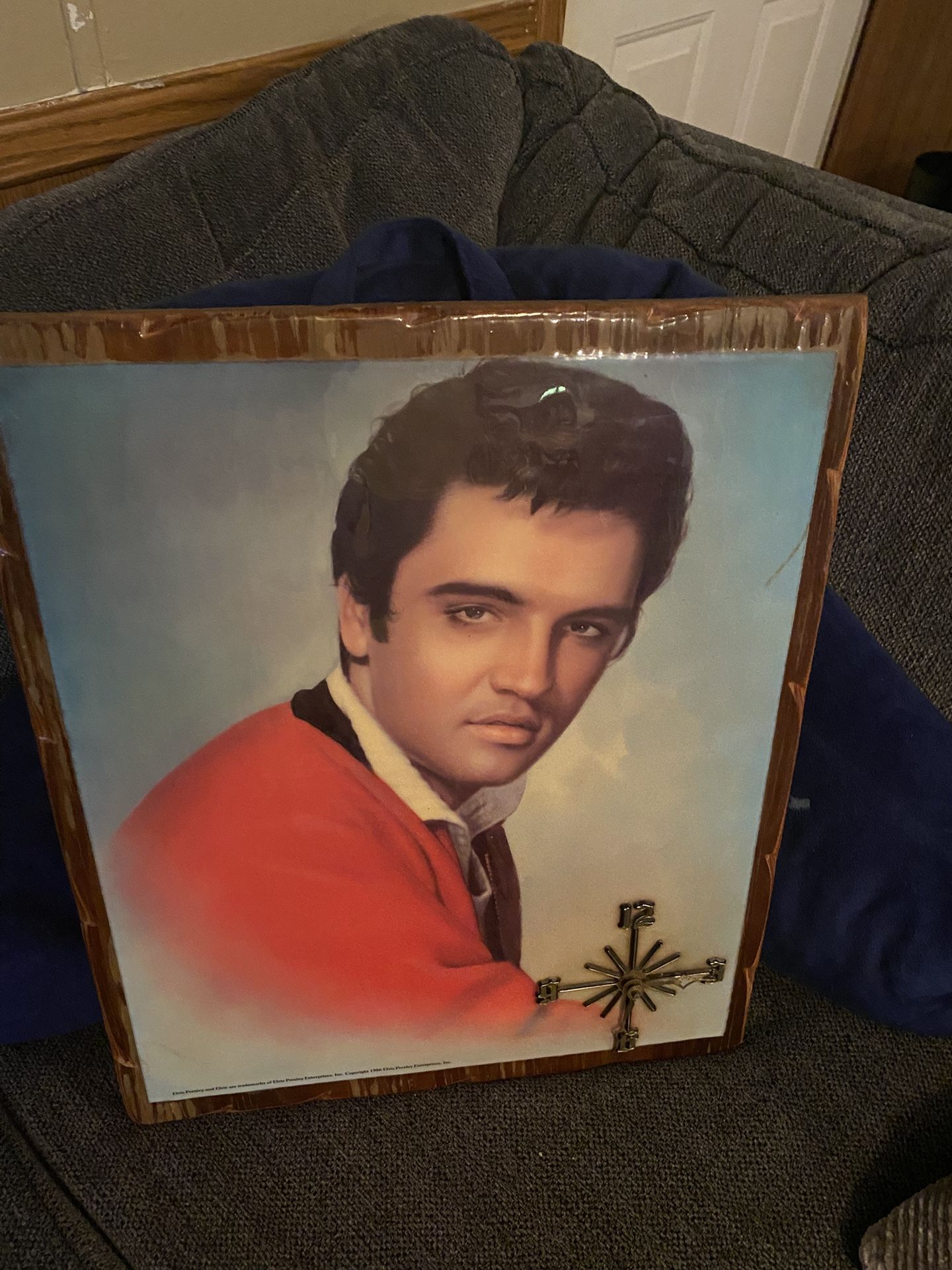 Vintage 86 Elvis Presley Wall Clock