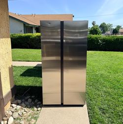 🔥Samsung - 36 in. Wide BESPOKE Side-by-Side Smart Refrigerator with Beverage Center - Stainless Steel🔥 FINANCING AVAILABLE 🔥 SAVE $1,100 NEW OPEN B