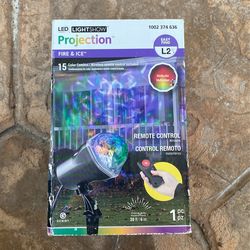LED Lightshow Projection Fire&Ice