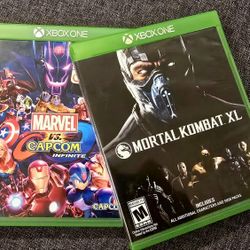 Xbox One Fighting Game Bundle - Mortal Kombat XL + Marvel vs. Capcom: Infinite