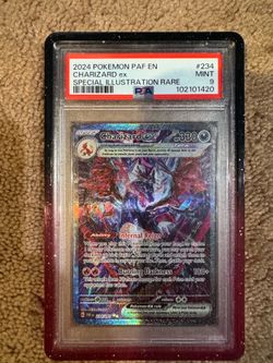 $300 for the Paldean Fates - Charizard Ex #234 - PSA 9