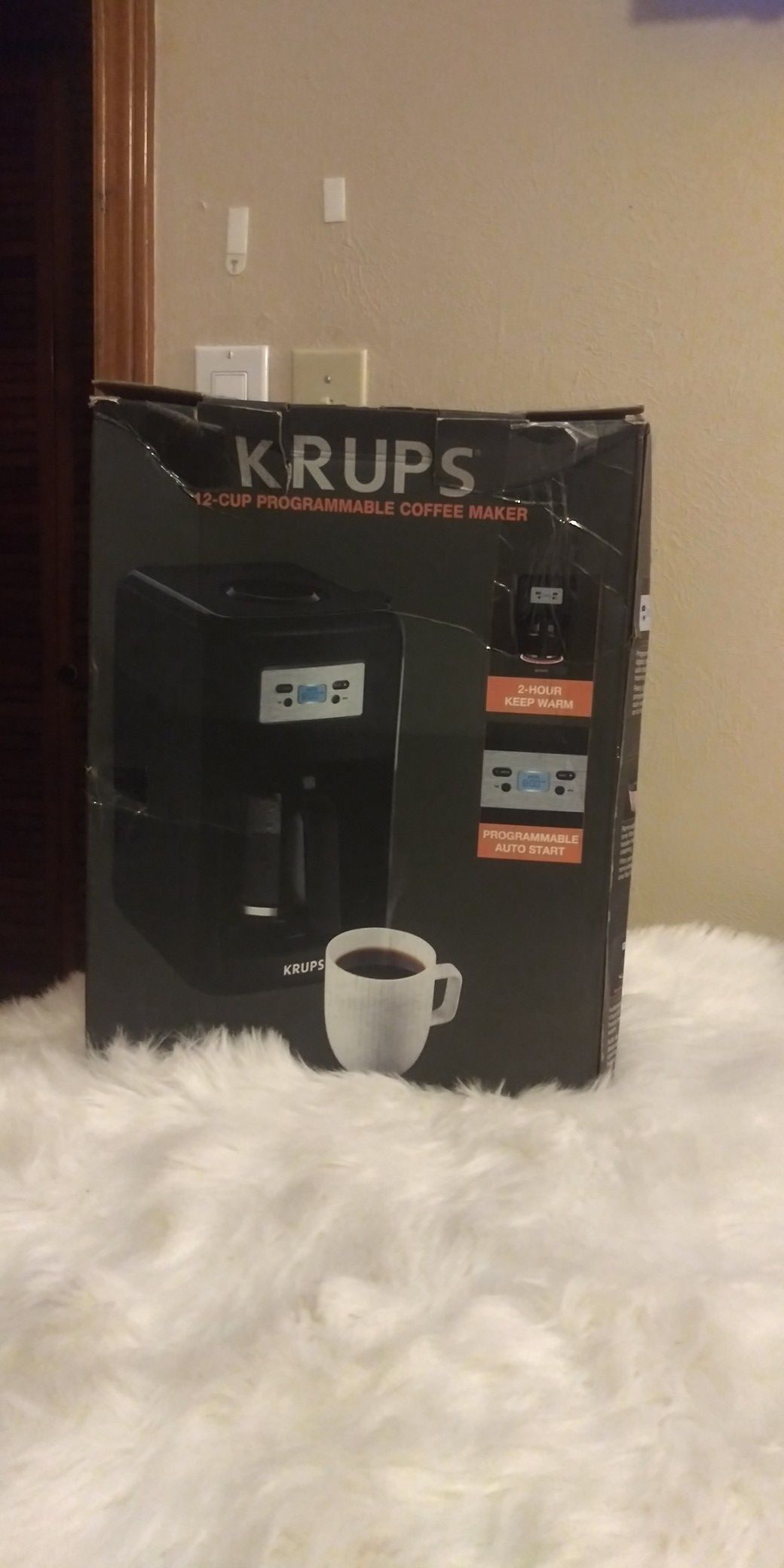 Nib Krups 12 cup programmable coffeemaker