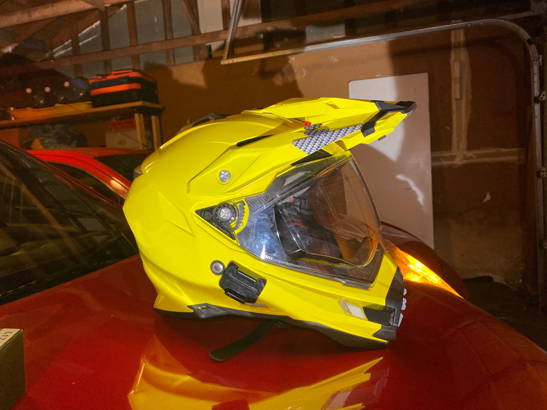 Motorcycle AFX helmet FX41DS HI-VIS Medium