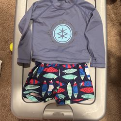 Swim Suit Set Size 12M 