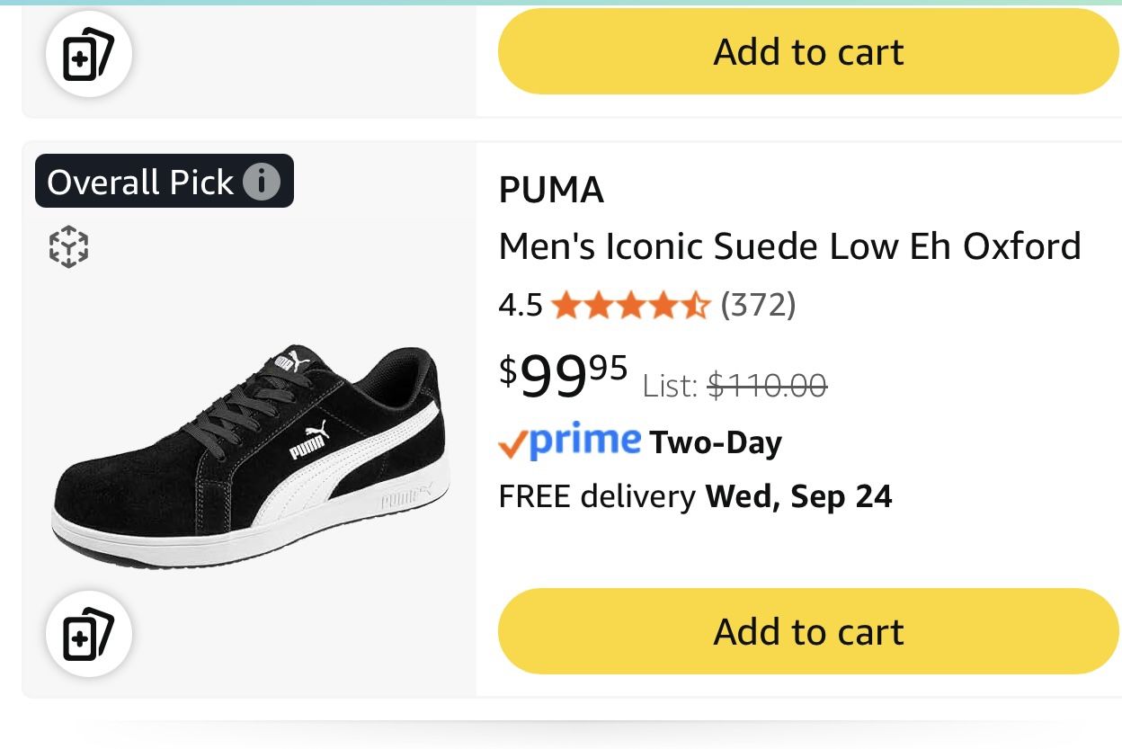 Puma Composite Toe Shoes