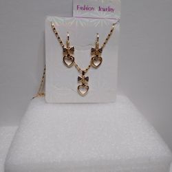 14k  Oro Laminado  Set 3 Piezas 