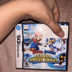 Mario And Sonic Nintendo Ds Game  