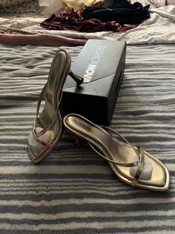 Gold heels