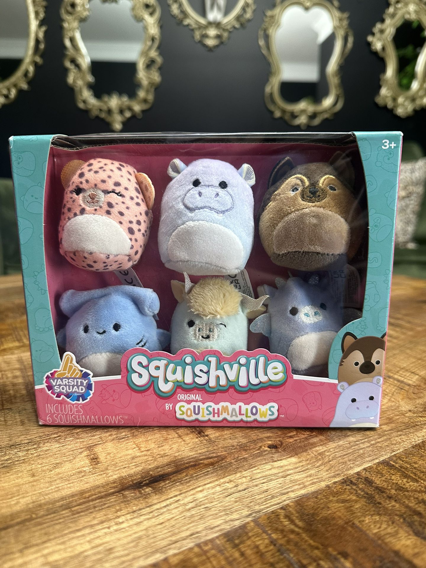 New! Squishville by Squishmallow Varsity Squad Pack❤️ 