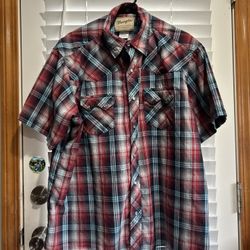 Wrangler Western Fashion Snap Shirts, XXL, multicolor