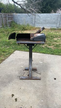 homemade barrel grill