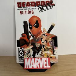 🔥 Deadpool MAX: Nutjob TPB Marvel MAX Comics Graphic Novel – Explicit Content – Lapham & Baker