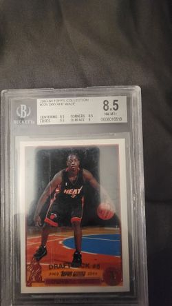 D Wade 8.5 Graded Rookie Card