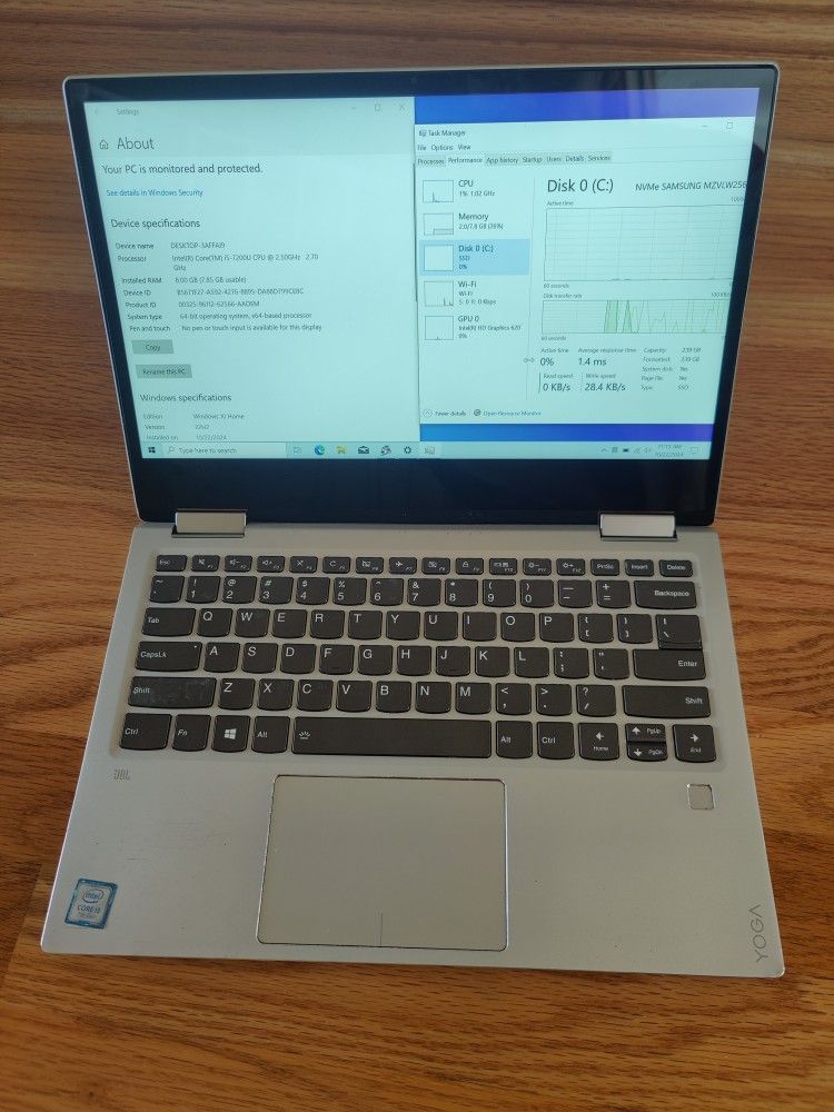 Lenovo Yoga 720 Core I5 Touchscreen 2-in-1 Convertible Laptop