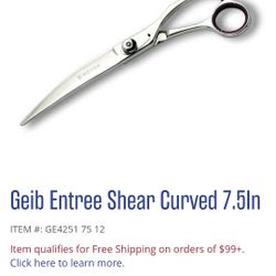 Geib Buttercut 7.5 Curved Shear (Dog Grooming)