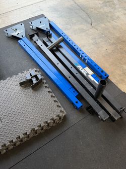 Squat Rack and Gym Floor tiles