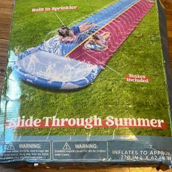 BRAND NEW WATER SLIDE 2 BOARDS INCLUDED 