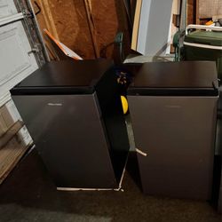 Two 3.3 Mini Fridges 