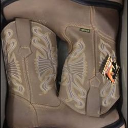 Buffalo Steel Toe Work Boots Size 6.5