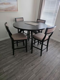 Dinning room chairs and tables.