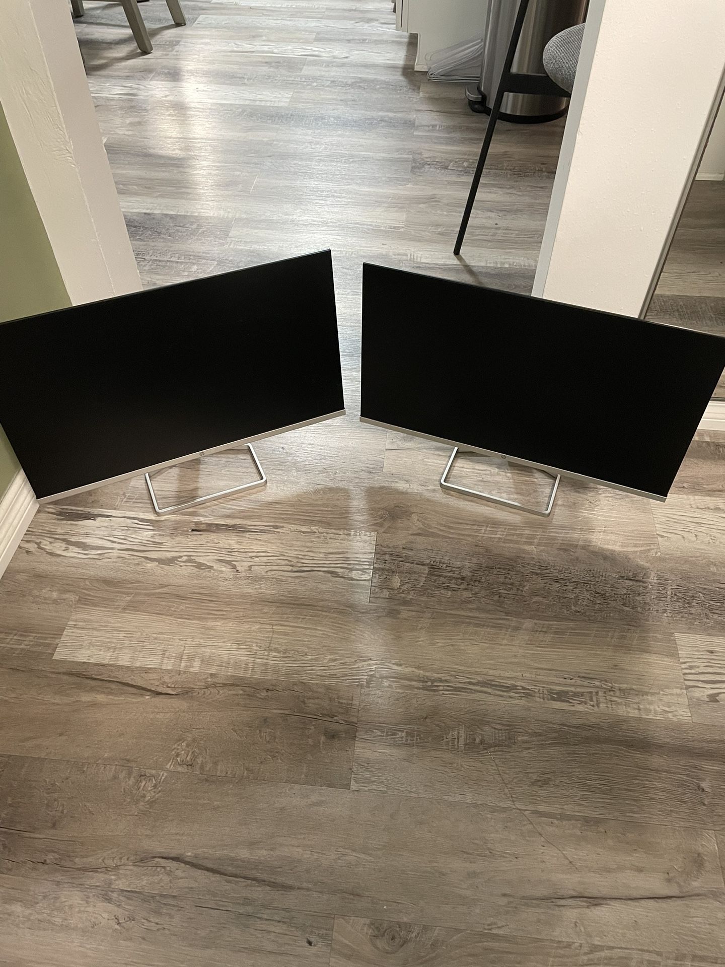 Two HP 24” Monitors