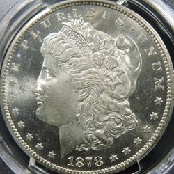 1878-CC MORGAN SILVER DOLLAR RARE SUPERB GEM