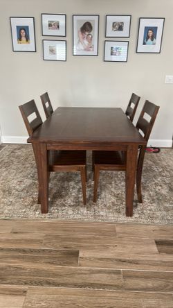 Dining table with 4 chairs