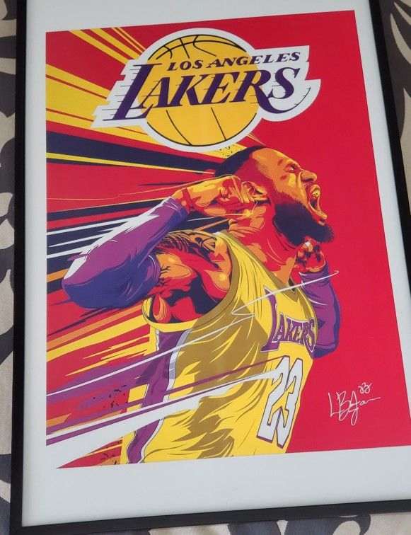 Lebron Supreme Offwhite Boost Glass 350 Frame Vans 11x17 new