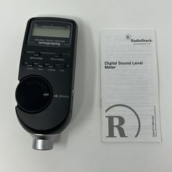 RadioShack 33-2055 Digital Sound Level Meter 50-126dB Tested