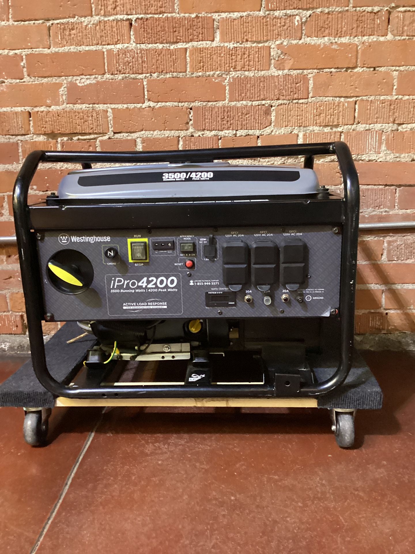 WESTINGHOUSE iPRO4200 OPEN FRAME DIGITAL INVERTER 3500 RUNNING WATTS /4200 PEAK WATTS GAS POWERED GENERATOR