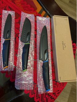 Set de 3 cuchillos de Princess house $50
