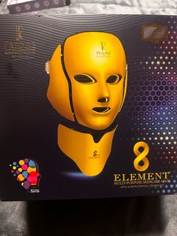 8 Element Multi-Purpose Skincare Mask (GOLD) | Non-Surgical Solution Multi-LED Treatment