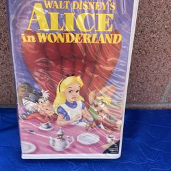 Alice In Wonderland Vhs Used