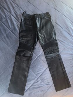 First MFG leather riding pants
