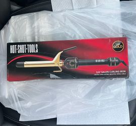 Curling Iron - Hot Shot Tools 24K Gold 3/4". “Brand New”