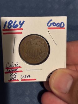 2 cents 1864
