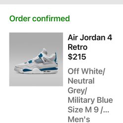 Air Jordan 4 Military Blue