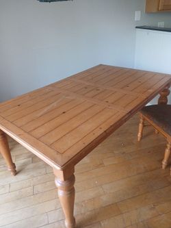 Dining room tabbed and chairs
