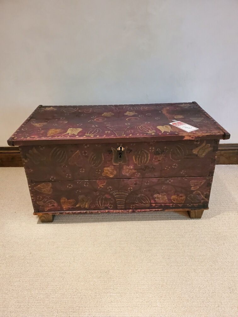 HAND PAINTED TRUNK