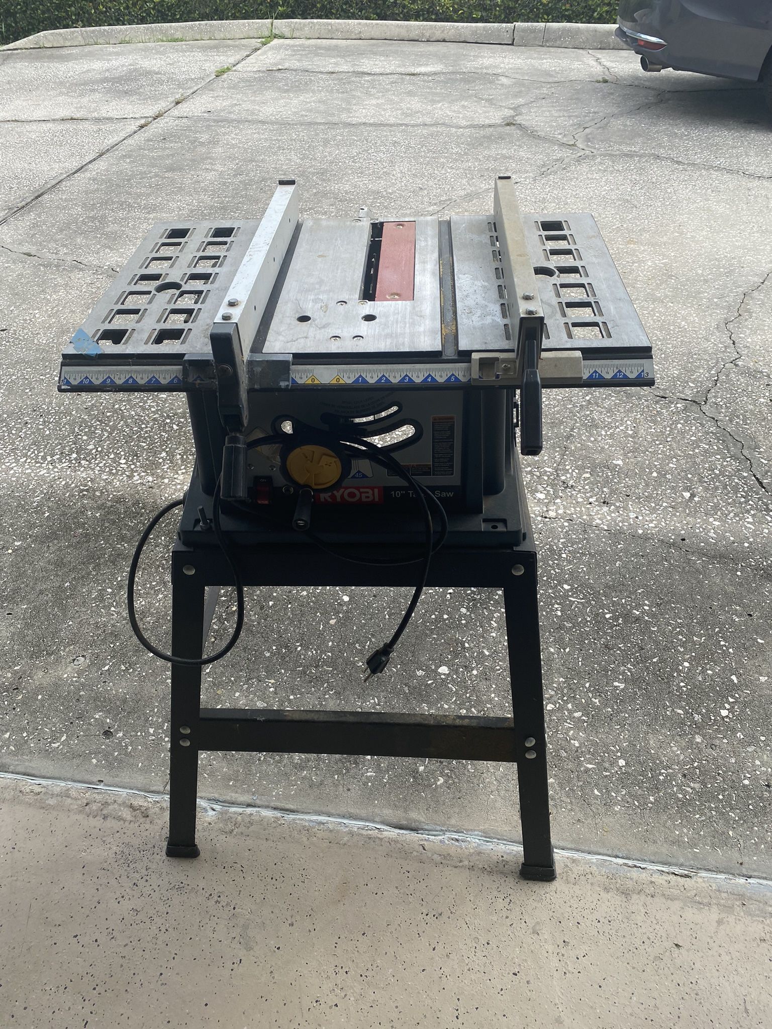 Ryobi 10 Inch Table Saw With Stand