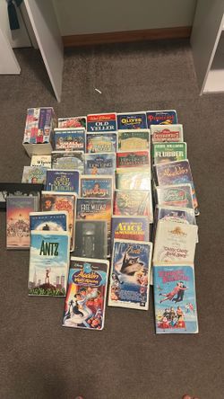 VHS movies-includes Disney
