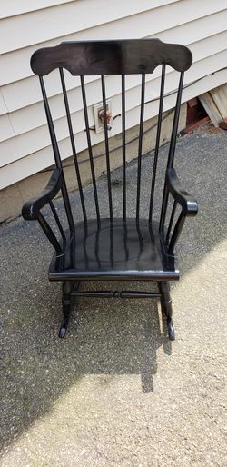 Tell city Boston rocking chair in black