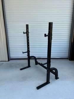 Marcy adjustable Squat Rack $110