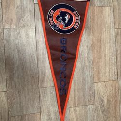 Denver Broncos Vintage 1960 Banner